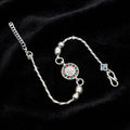 Luxury Silver Round Multicolor Bracelet - Premium CZ Stones