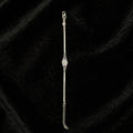 Shree Om Silver Bracelet - Pink Blue CZ